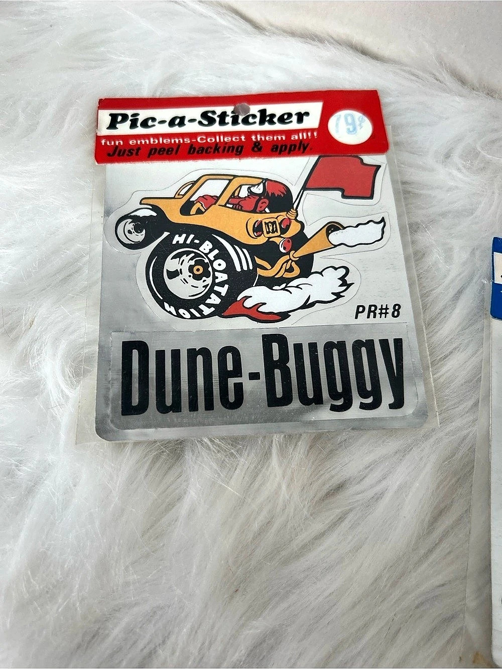 Cowan Signs Ltd. Dune-Buggy PR#8. Vintage Dune Buggy Emblem